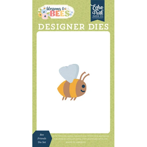 Echo Park - Blossoms And Bees Collection - Designer Dies - Bee Friends