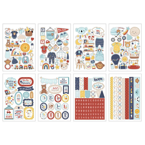 Echo Park - Baby On Board - Boy Collection - Sticker Book