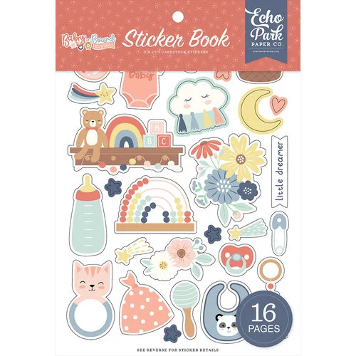Echo Park - Baby On Board - Girl Collection - Sticker Book
