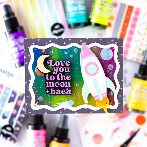 Scrapbook.com - Cosmic - Rub-On Transfers - 6x8 - 2 Sheets 4 Scrapbook.com - Cosmic - Rub-On Transfers - 6x8 - 2 Sheets