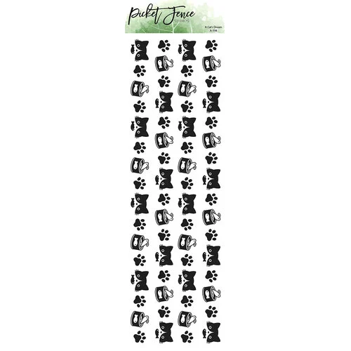 Picket Fence Studios - Clear Photopolymer Stamps - A Cat's Dream