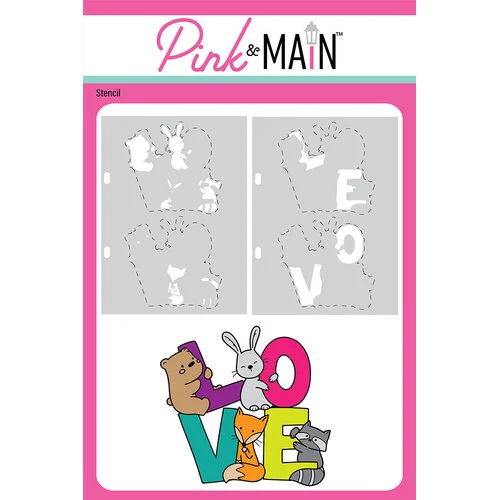 Pink and Main - Stencils - Love Letters