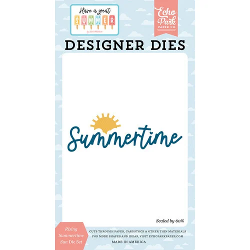Echo Park - Have A Great Summer Collection - Designer Dies - Rising Summertime Sun 1 Echo Park - Have A Great Summer Collection - Designer Dies - Rising Summertime Sun