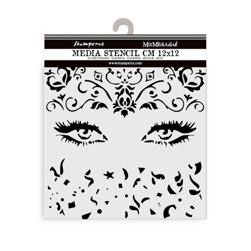 Stamperia - Masquerade Collection - Stencils - Eyes