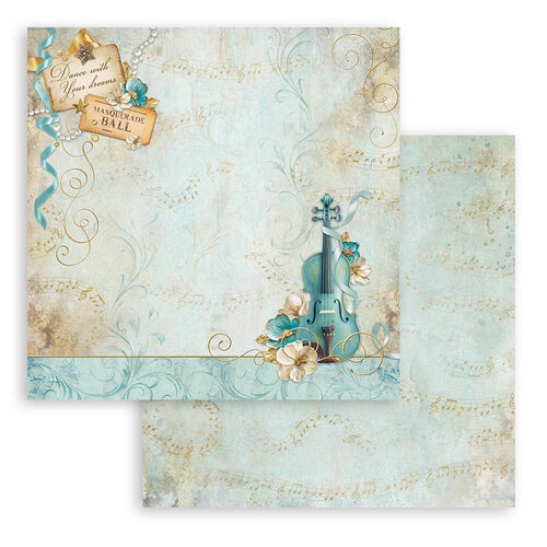 Stamperia - Masquerade Collection - 12 x 12 Paper Pad 5 Stamperia - Masquerade Collection - 12 x 12 Paper Pad
