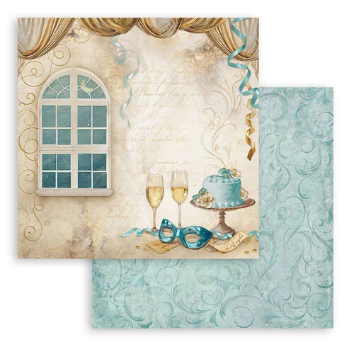 Stamperia - Masquerade Collection - 12 x 12 Paper Pad 6 Stamperia - Masquerade Collection - 12 x 12 Paper Pad