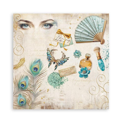 Stamperia - Masquerade Collection - 12 x 12 Paper Pad - Single Face