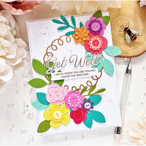 Papertrey Ink - Hot Foil Plate - Perfectly Coiled - Circle 3 Papertrey Ink - Hot Foil Plate - Perfectly Coiled - Circle