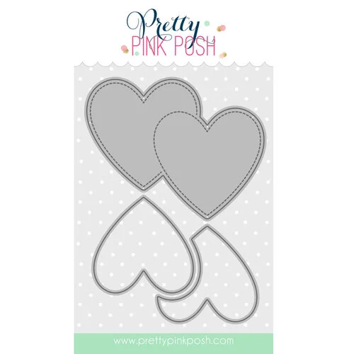 Pretty Pink Posh - Dies - Double Heart Shaker 1 Pretty Pink Posh - Dies - Double Heart Shaker