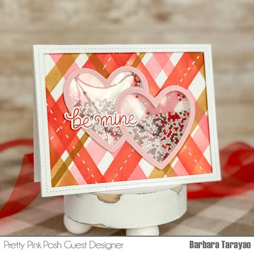 Pretty Pink Posh - Dies - Double Heart Shaker 5 Pretty Pink Posh - Dies - Double Heart Shaker
