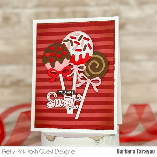Pretty Pink Posh - Dies - Valentine Cake Pop