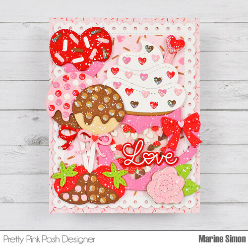 Pretty Pink Posh - Dies - Valentine Cake Pop