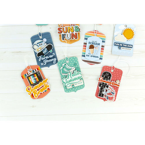 Echo Park - Summer Break Collection - Chipboard Embellishments - Accents 2 Echo Park - Summer Break Collection - Chipboard Embellishments - Accents