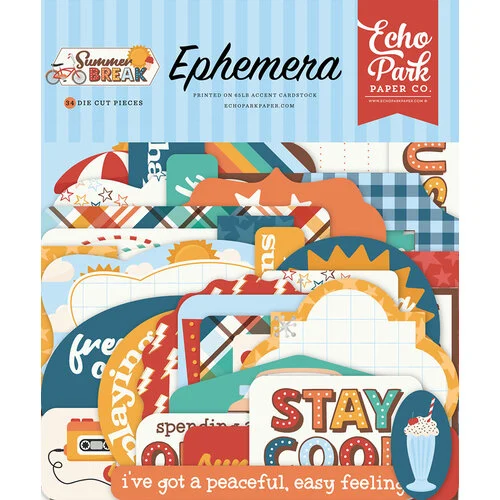 Echo Park - Summer Break Collection - Ephemera - 1 Echo Park - Summer Break Collection - Ephemera -