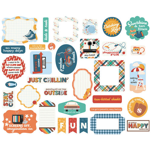 Echo Park - Summer Break Collection - Ephemera - 3 Echo Park - Summer Break Collection - Ephemera -