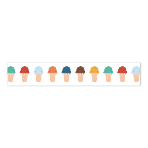 Echo Park - Summer Break Collection - Washi Tape - Ice Cream Cone