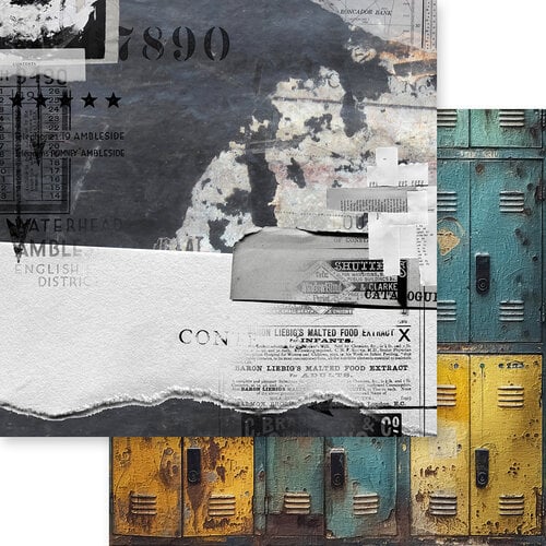 Memory Place - Industrial Chic Collection - 6 x 6 Collection Pack 2 Memory Place - Industrial Chic Collection - 6 x 6 Collection Pack