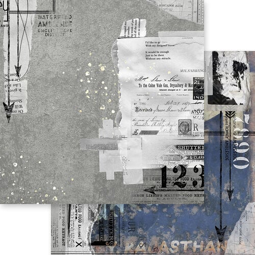 Memory Place - Industrial Chic Collection - 6 x 6 Collection Pack 4 Memory Place - Industrial Chic Collection - 6 x 6 Collection Pack
