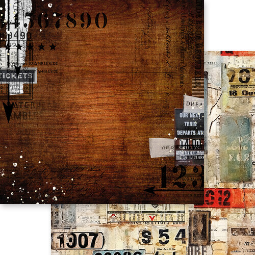 Memory Place - Industrial Chic Collection - 6 x 6 Collection Pack 6 Memory Place - Industrial Chic Collection - 6 x 6 Collection Pack