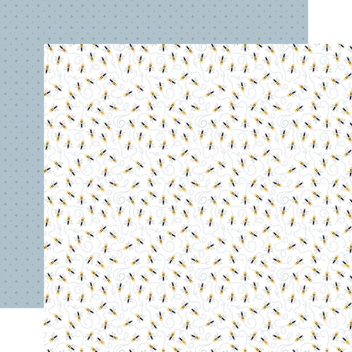 Echo Park - Firefly Collection - 12 x 12 Double Sided Paper - Flying Fireflies 1 Echo Park - Firefly Collection - 12 x 12 Double Sided Paper - Flying Fireflies