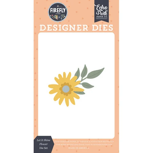 Echo Park - Firefly Collection - Designer Dies - Let It Shine Flower 1 Echo Park - Firefly Collection - Designer Dies - Let It Shine Flower