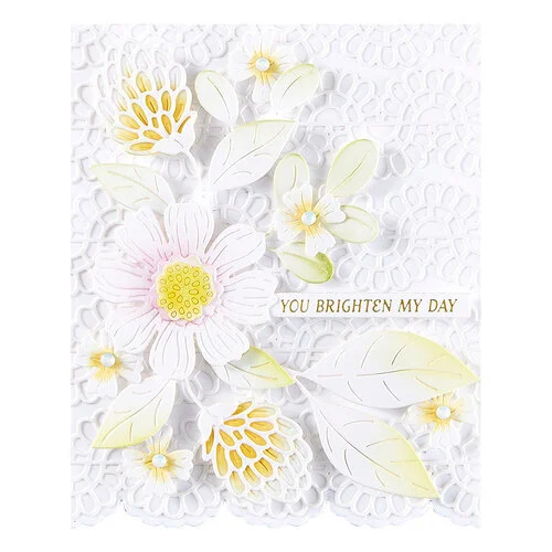 Spellbinders - Vivid Expressions Collection - Etched Dies - Eyelet Scallop Border