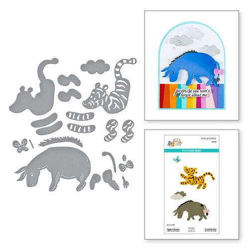 Spellbinders - Say Cheese Classic Pooh Collection - Etched Dies - Tigger and Eeyore 1 Spellbinders - Say Cheese Classic Pooh Collection - Etched Dies - Tigger and Eeyore