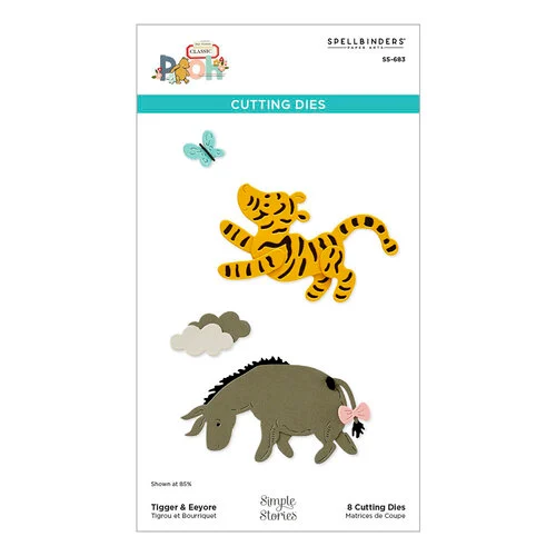 Spellbinders - Say Cheese Classic Pooh Collection - Etched Dies - Tigger and Eeyore 3 Spellbinders - Say Cheese Classic Pooh Collection - Etched Dies - Tigger and Eeyore
