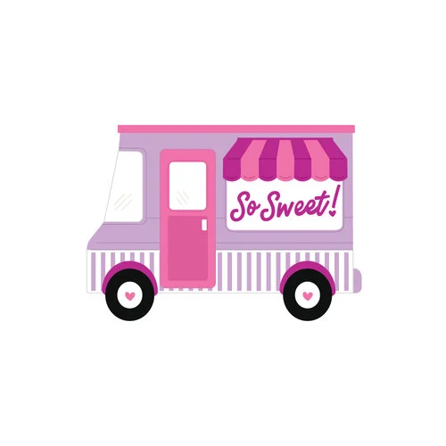 Scrapbook.com - Food Truck Bundle - Dies and Paper