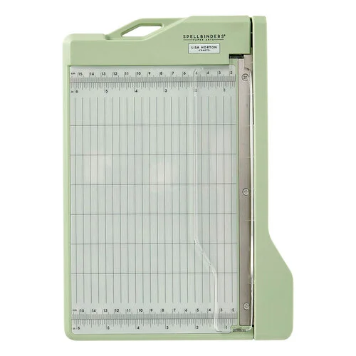 Spellbinders - Lisa Horton - Guillotine Paper Trimmer - Sage Green