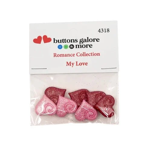 Buttons Galore and More - Button Theme Packs - My Love