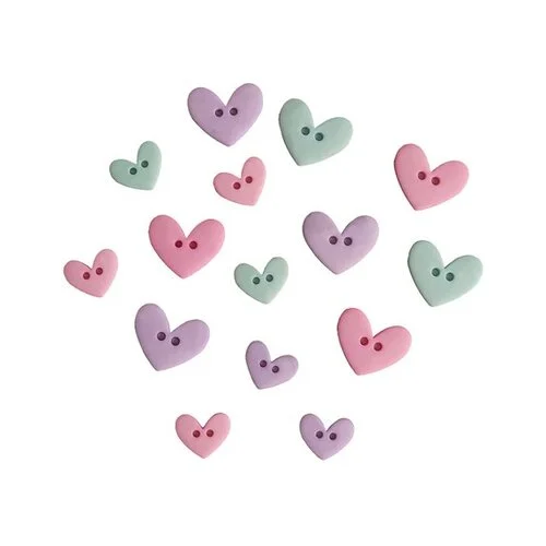 Buttons Galore and More - Button Theme Packs - Candy Hearts