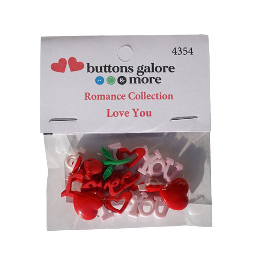 Buttons Galore and More - Button Theme Packs - Love You