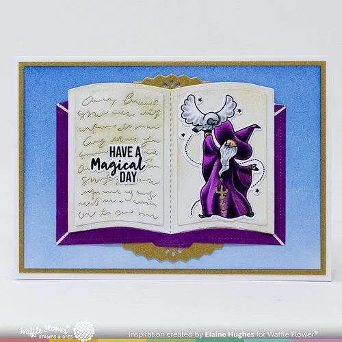 Waffle Flower Crafts - Craft Dies - Open Book 5 Waffle Flower Crafts - Craft Dies - Open Book