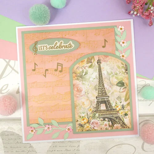 Hunkydory - Moonstone Embossing Folder - Music 6 Hunkydory - Moonstone Embossing Folder - Music