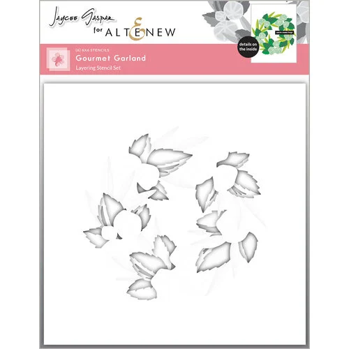 Altenew - Layering Stencil - 6 In 1 Set - Gourmet Garland