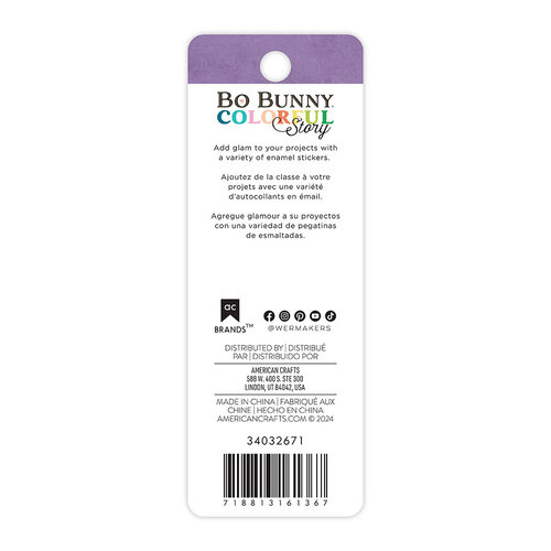 BoBunny - Colorful Story Collection - Enamel Dots