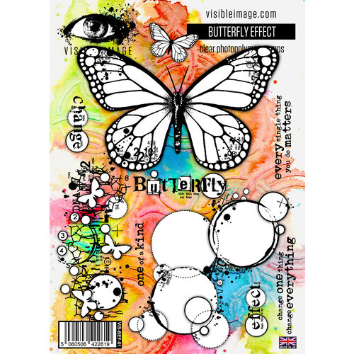 Visible Image - Clear Photopolymer Stamps - Butterfly Effect 1 Visible Image - Clear Photopolymer Stamps - Butterfly Effect