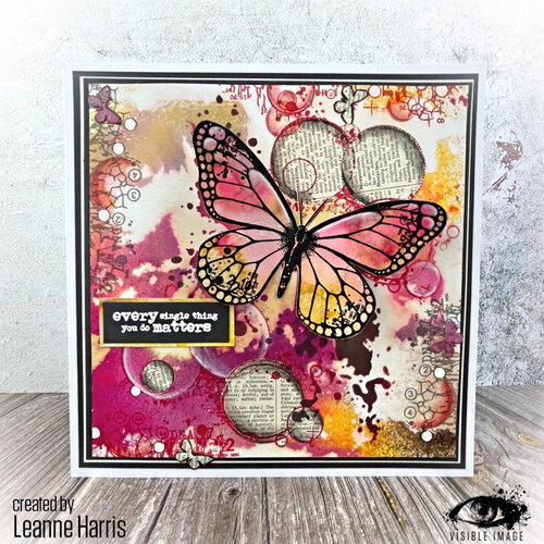Visible Image - Clear Photopolymer Stamps - Butterfly Effect 2 Visible Image - Clear Photopolymer Stamps - Butterfly Effect