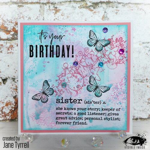 Visible Image - Clear Photopolymer Stamps - Butterfly Effect 5 Visible Image - Clear Photopolymer Stamps - Butterfly Effect