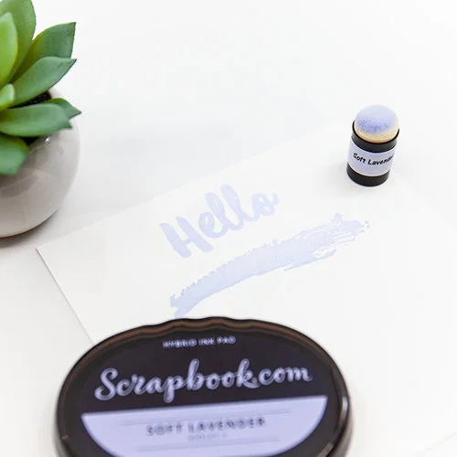 Scrapbook.com - Premium Hybrid Ink Pad - Soft Lavender 2 Scrapbook.com - Premium Hybrid Ink Pad - Soft Lavender