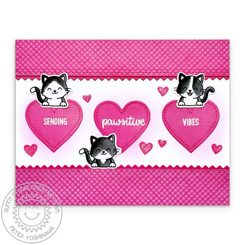 Sunny Studio Stamps - Sunny Snippets - Craft Dies - Cat Antics 3 Sunny Studio Stamps - Sunny Snippets - Craft Dies - Cat Antics