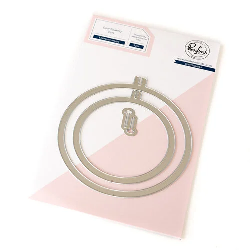 Pinkfresh Studio - Beautiful Life Collection - Dies - Embroidery Hoops