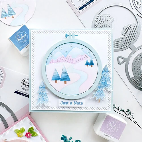 Pinkfresh Studio - Beautiful Life Collection - Dies - Embroidery Hoops