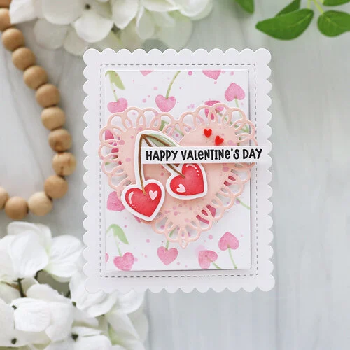 Scrapbook.com - Heart Doilies Bundle - Dies, Paper, Rub-Ons 11 Scrapbook.com - Heart Doilies Bundle - Dies, Paper, Rub-Ons