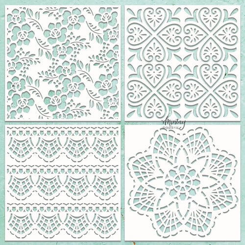 Mintay Papers - Embellishments - Chippies - Pattern 2