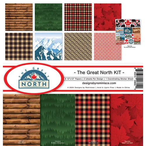 Reminisce - The Great North Collection - 12 x 12 Collection Kit 1 Reminisce - The Great North Collection - 12 x 12 Collection Kit
