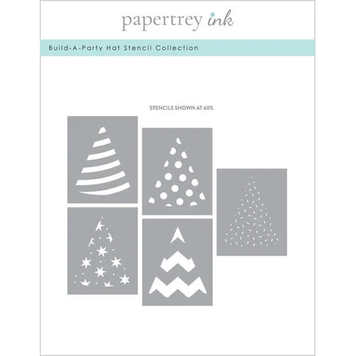 Papertrey Ink - Stencils - Build-A-Party Hat