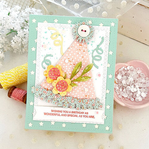 Papertrey Ink - Stencils - Build-A-Party Hat