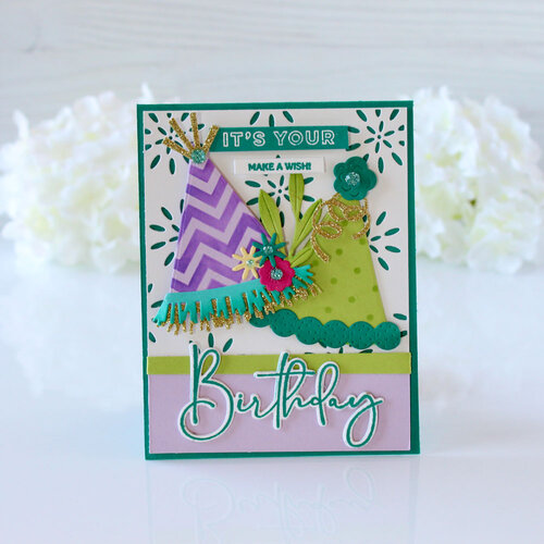 Papertrey Ink - Stencils - Build-A-Party Hat